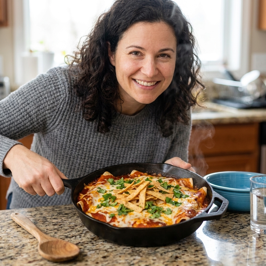 5-Ingredient One-Pot Enchilada Skillets
