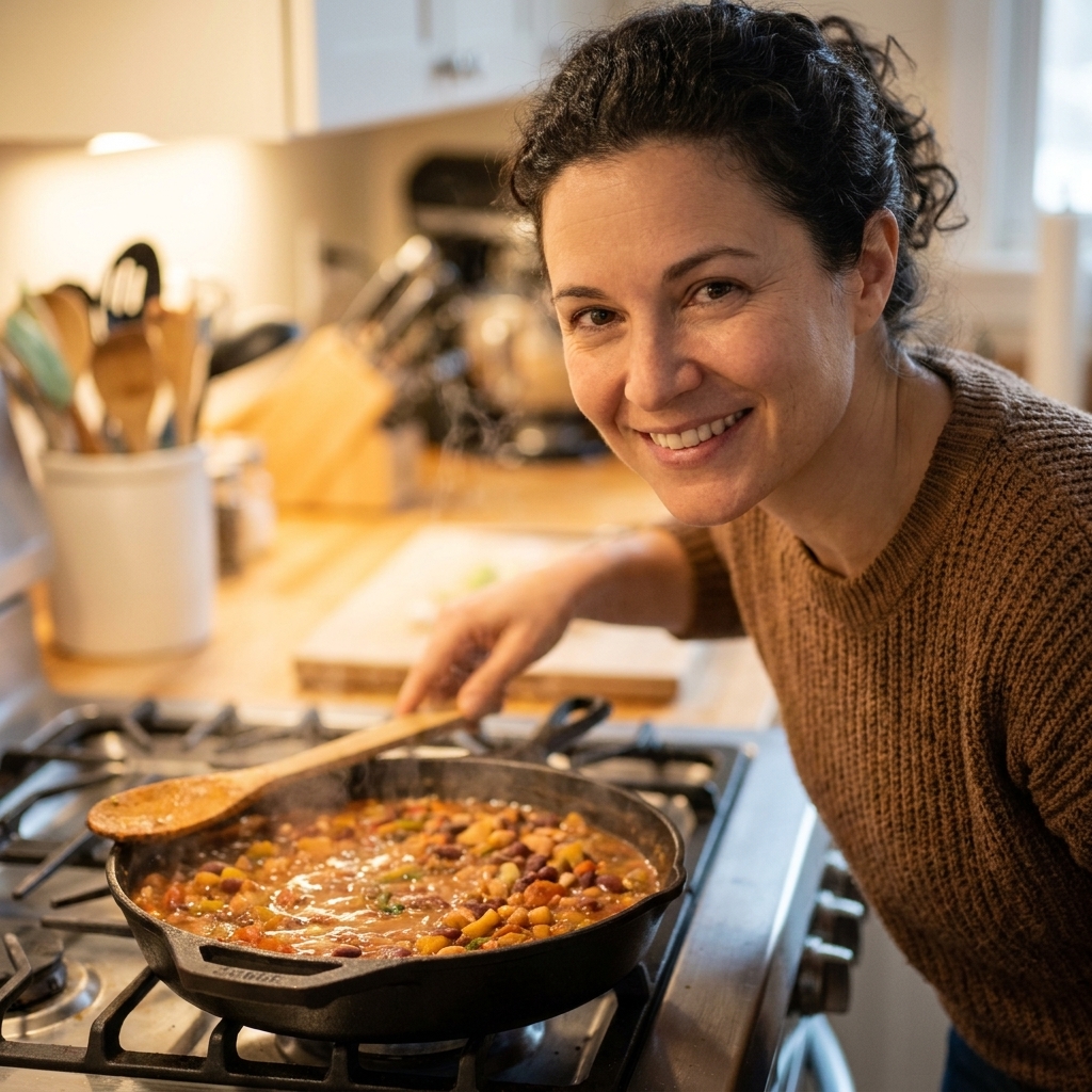 5-Ingredient One-Pot Bean Skillets