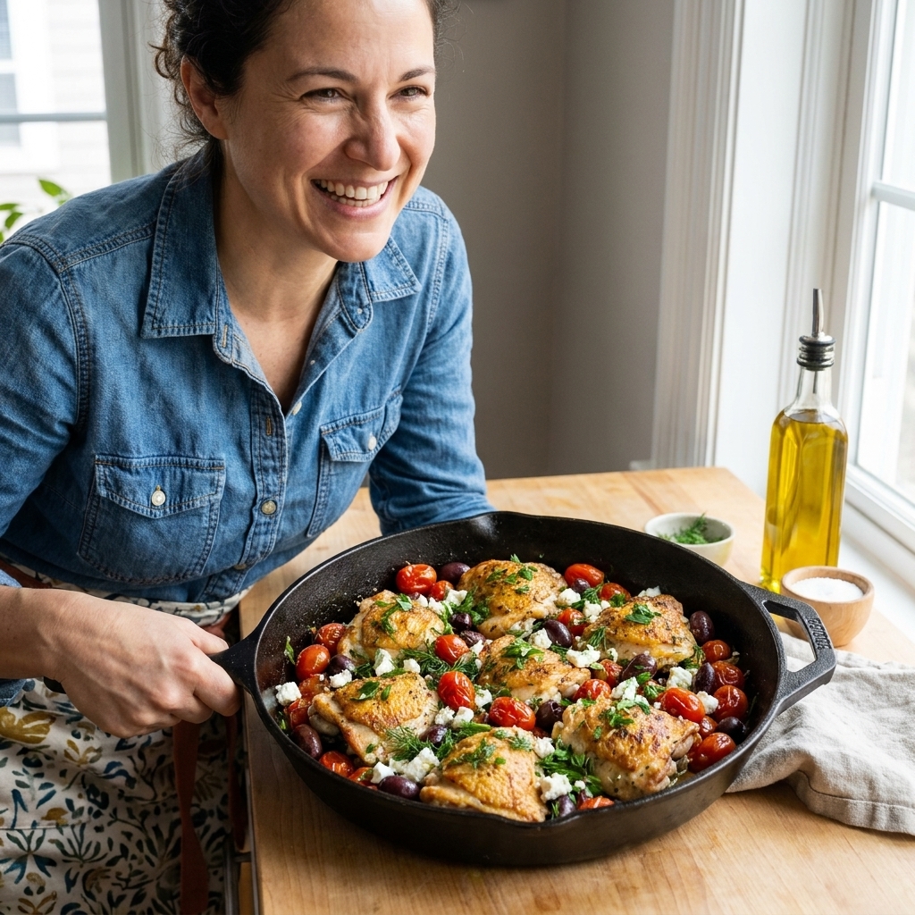 5-Ingredient Mediterranean Skillet Dinners