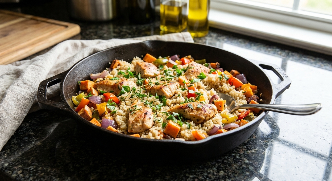 30-Minute One-Pot Quinoa Skillets
